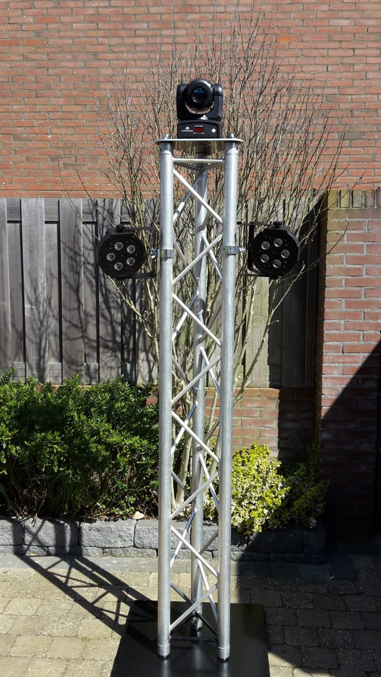 Truss kolom 2.5 mtr hoog Truss om verlichting aan op te hangen